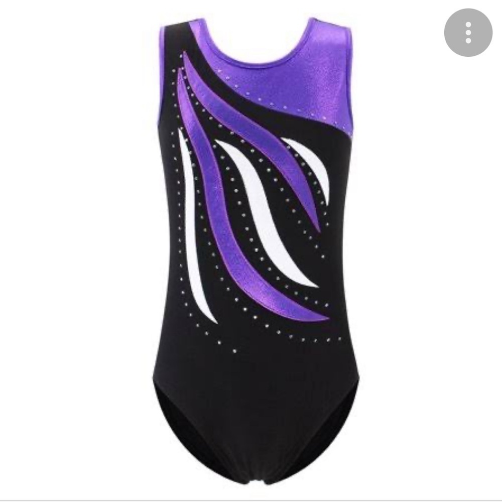 Black and Purple leotard